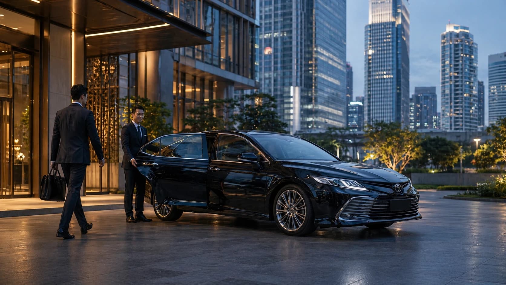 Business travel chauffeur service in Thailand